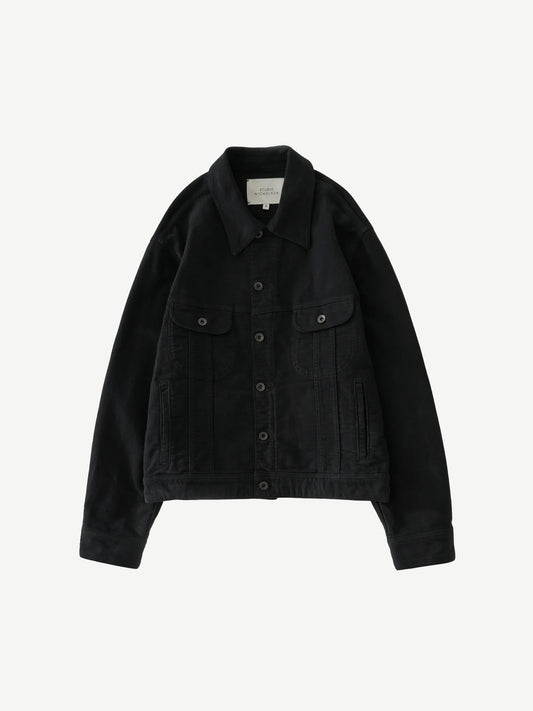 CROPPED JACKET, BLACK