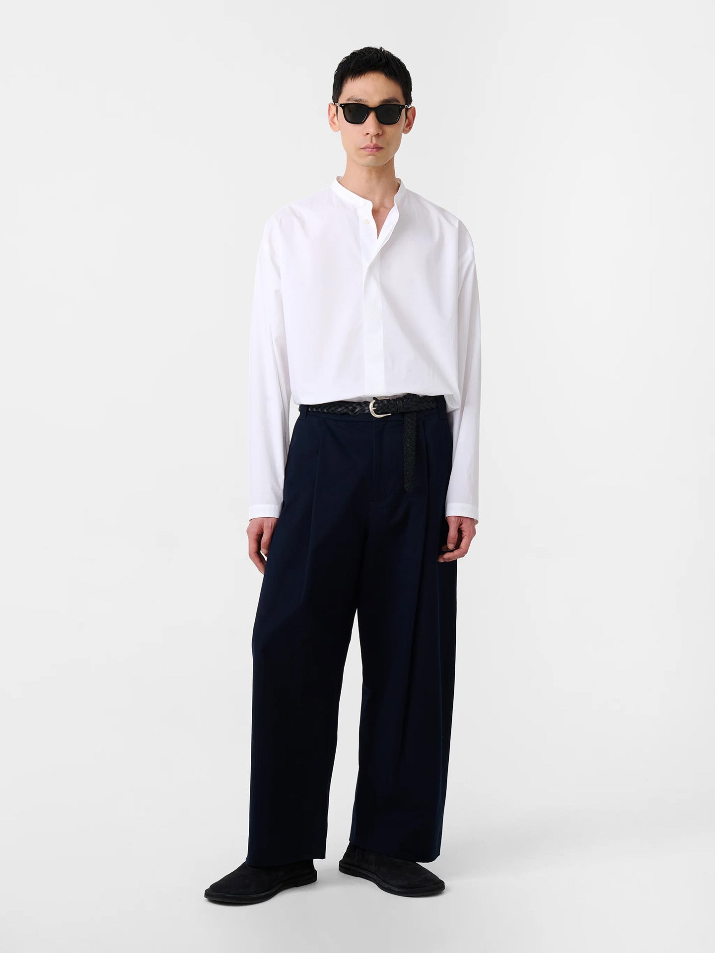 DEEP PLEAT VOLUME PANT, Navy