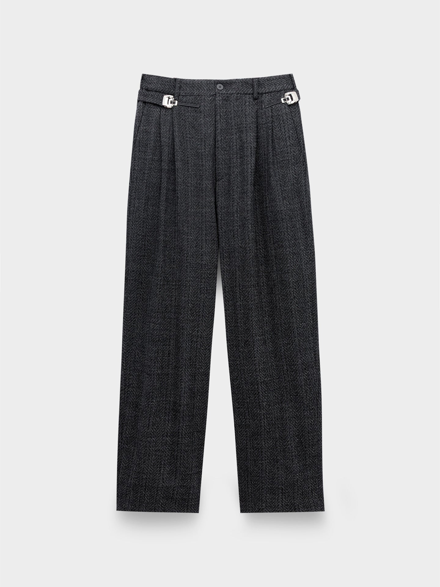 REGOLATORE DOUBLE PLEATS, Black