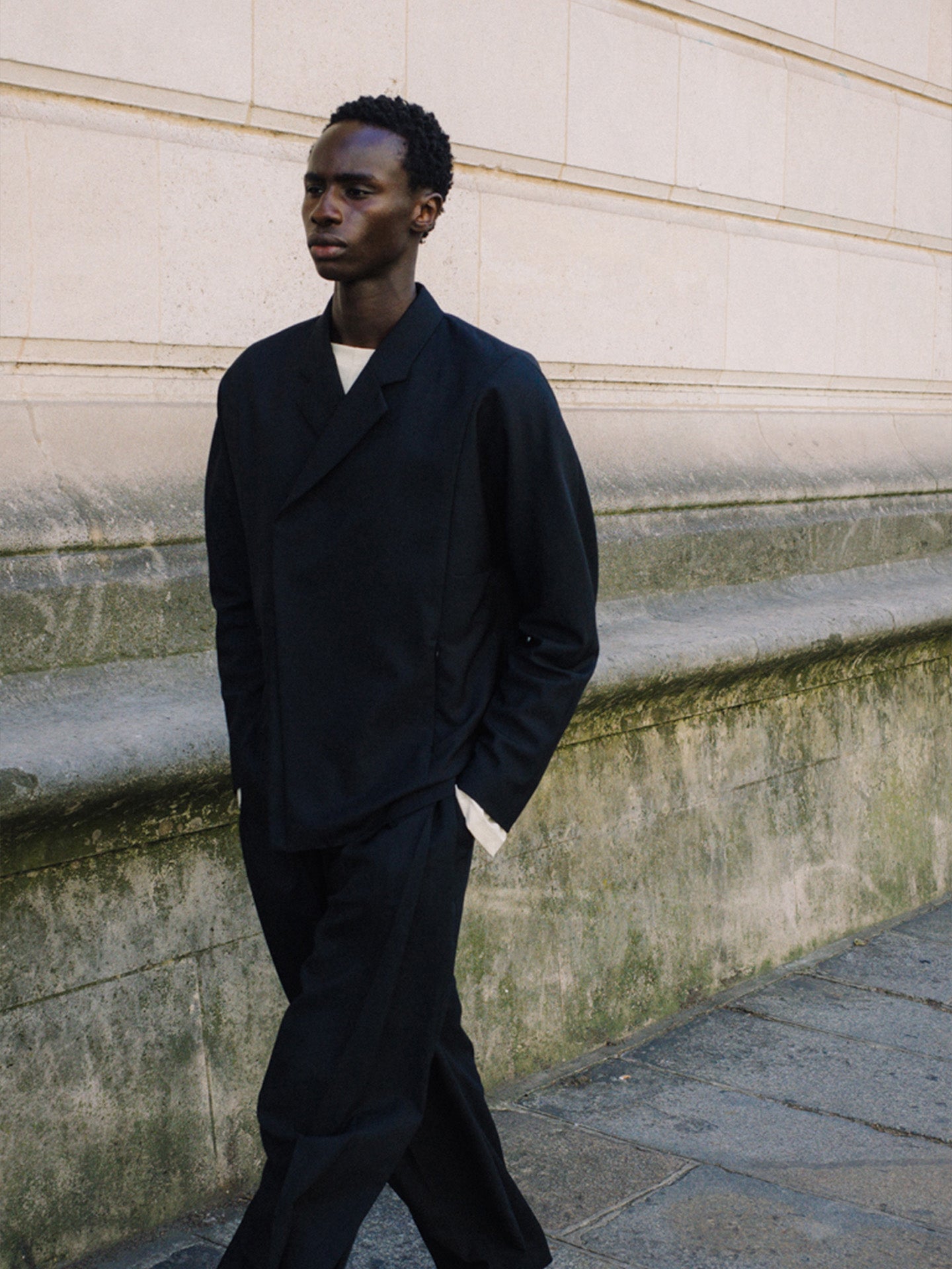 VAALS TAILORED BLAZER, SPACE BLACK