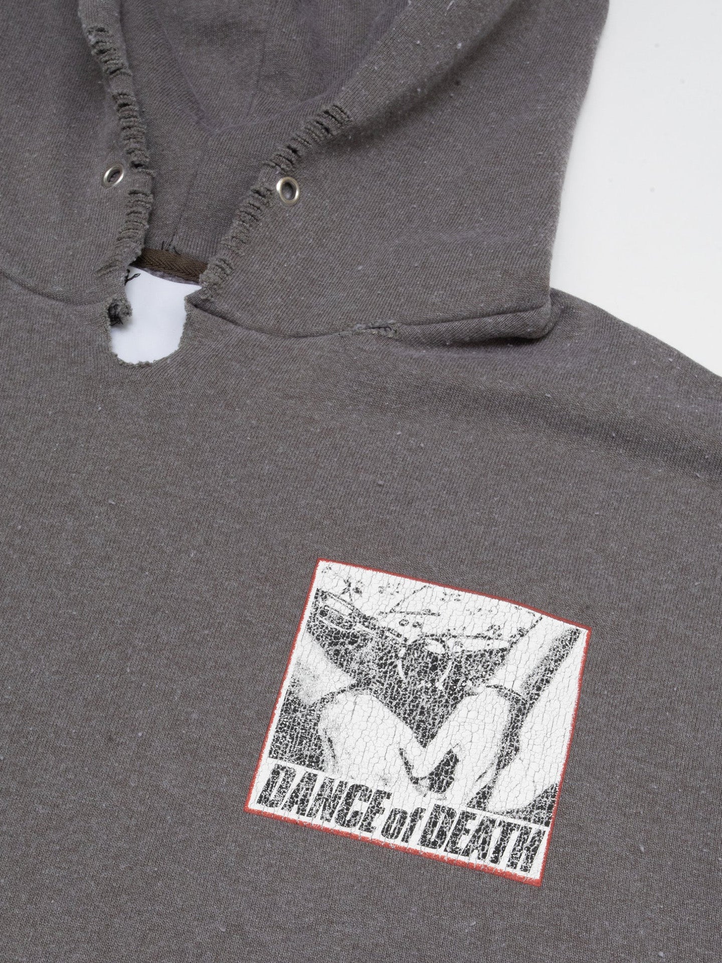 DR. BLUE CUT OFF HOODIE, Brown