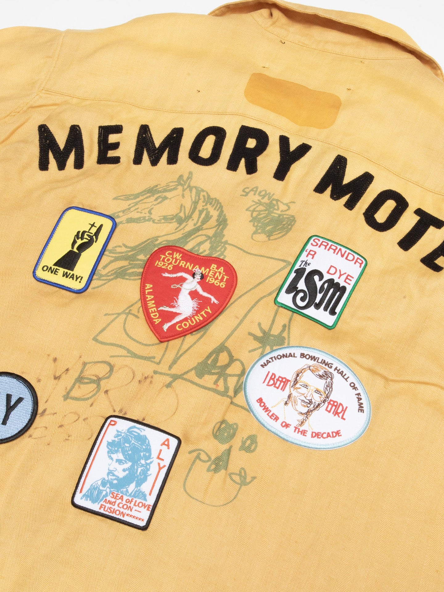MONTAUK S/S BOWLING SHIRT, Yellow