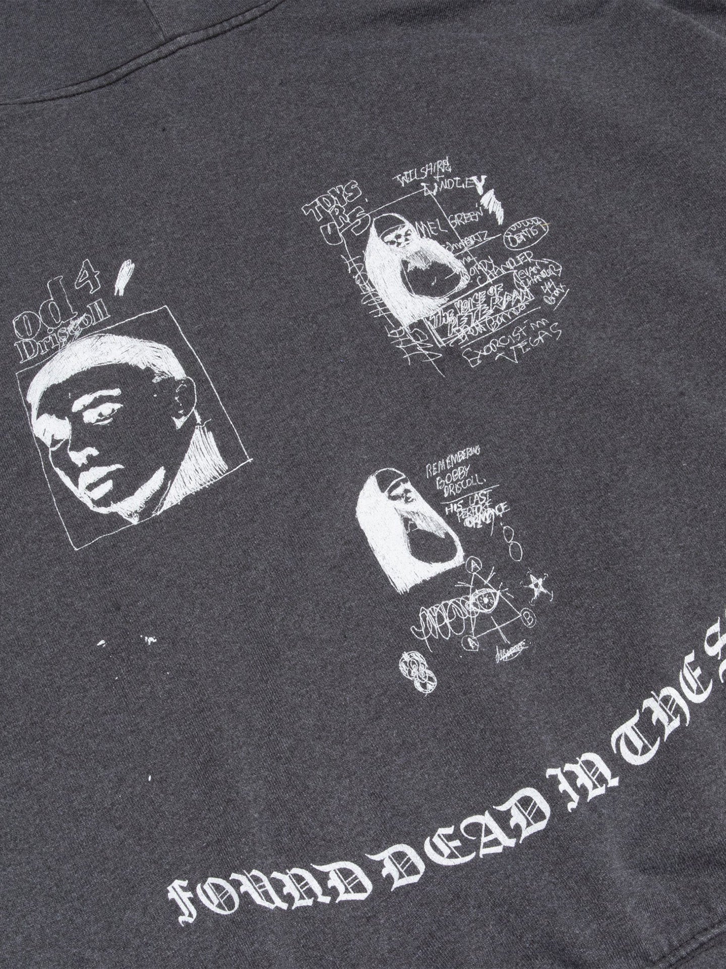 BOBBY DRISCOLL HOODIE, Vintage Black