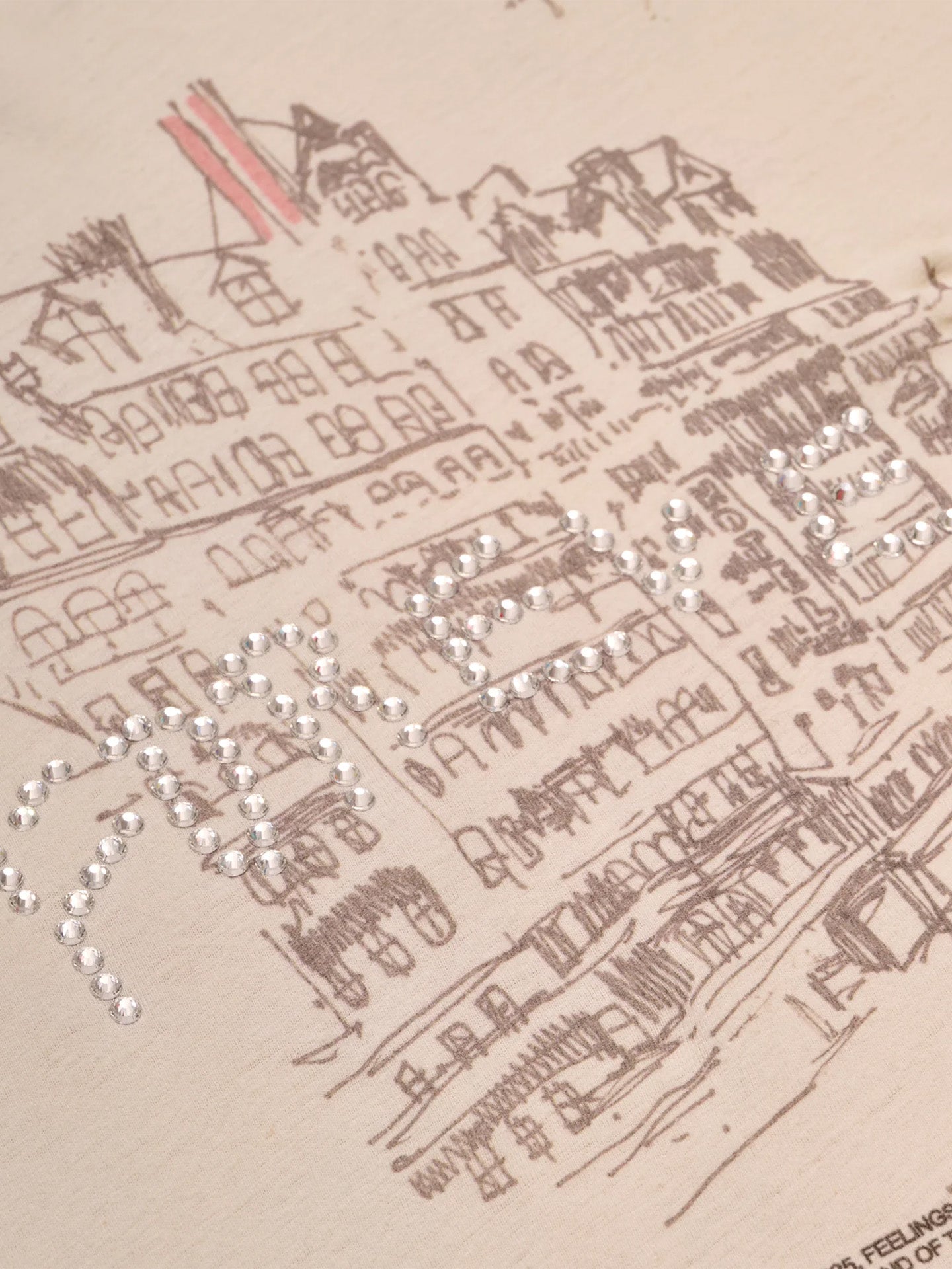 CHELSEay HOTEL TEE, Vintage Cream