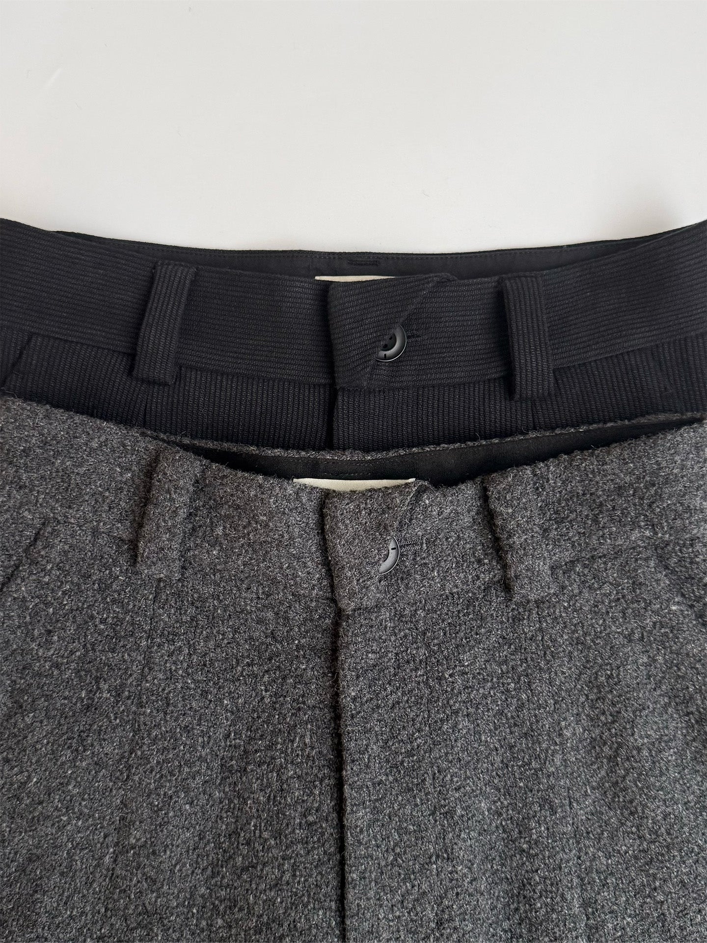 FLAX PANTS, GRAY