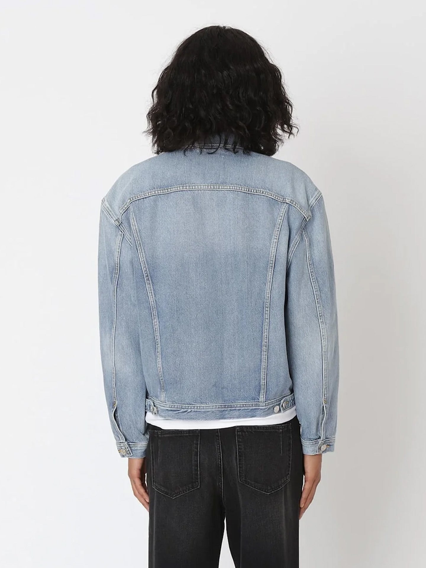 LIVERPOOL BROKEN DENIM JACKET, Blue
