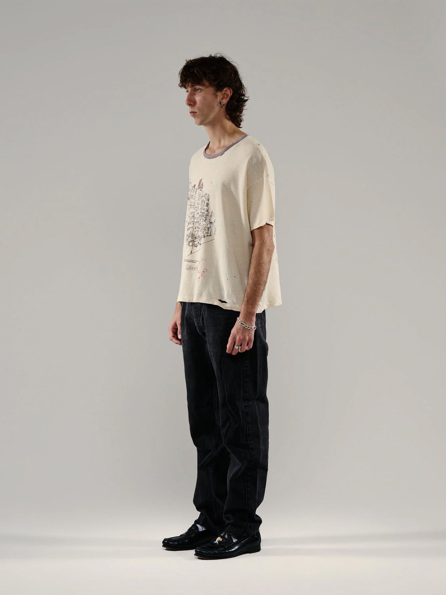 CHELSEay HOTEL TEE, Vintage Cream