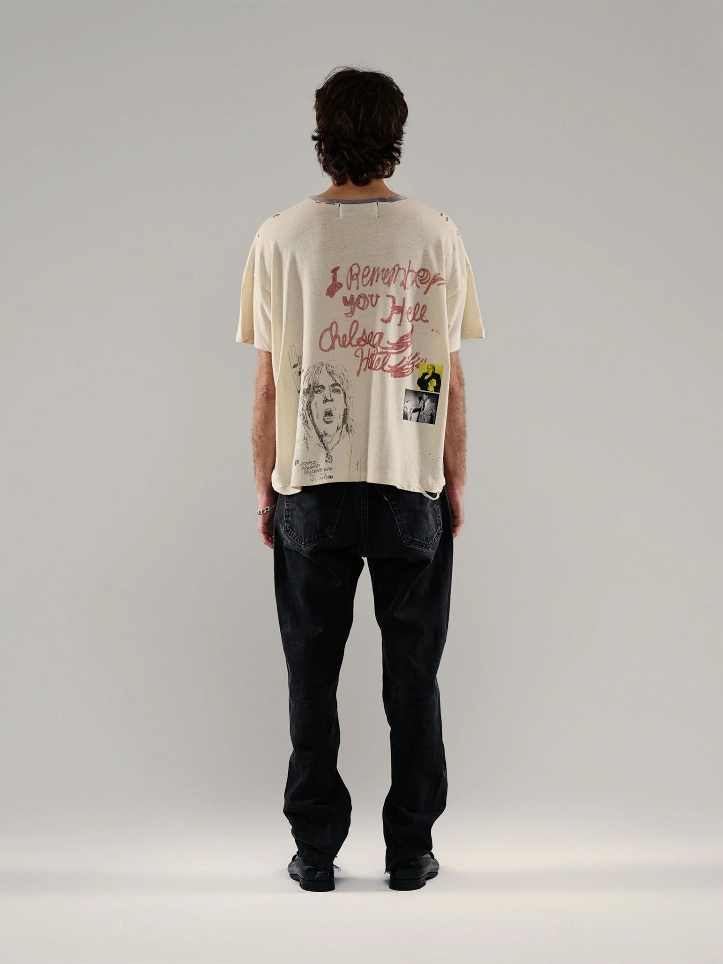 CHELSEay HOTEL TEE, Vintage Cream